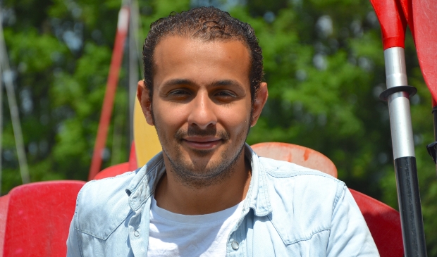 <p>Mehdi werkt met veel plezier in Nieuw-West.</p>