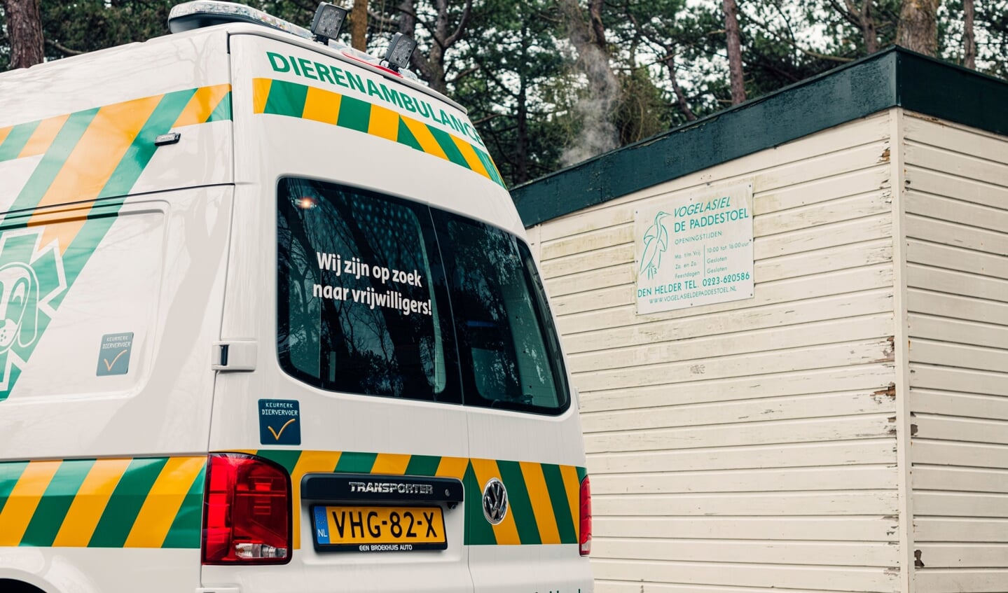 Dierenambulance Den Helder op zoek naar vrijwilligers. 