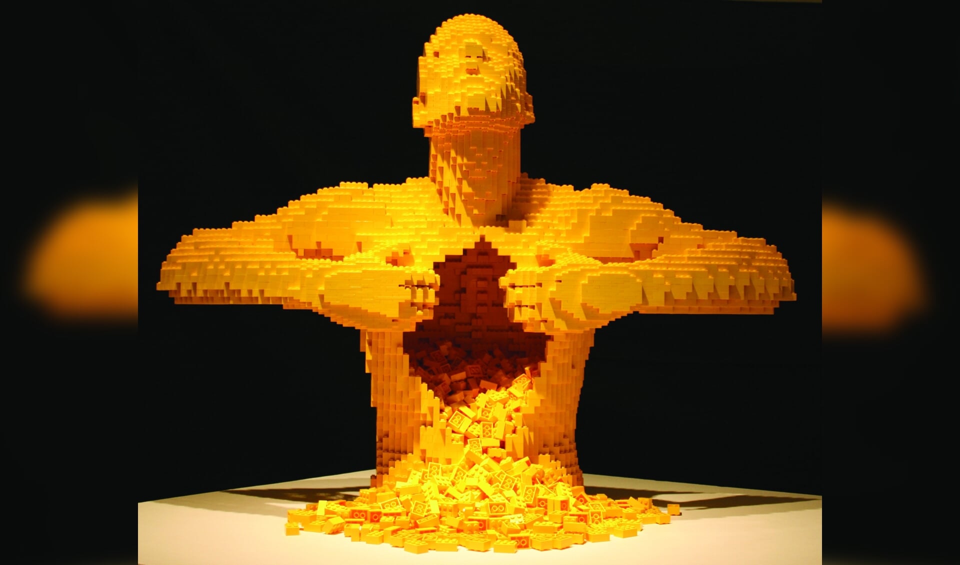Kunst gemaakt van LEGO®-steentjes.