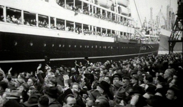 Vertrek naar Canada in de 50-er jaren.