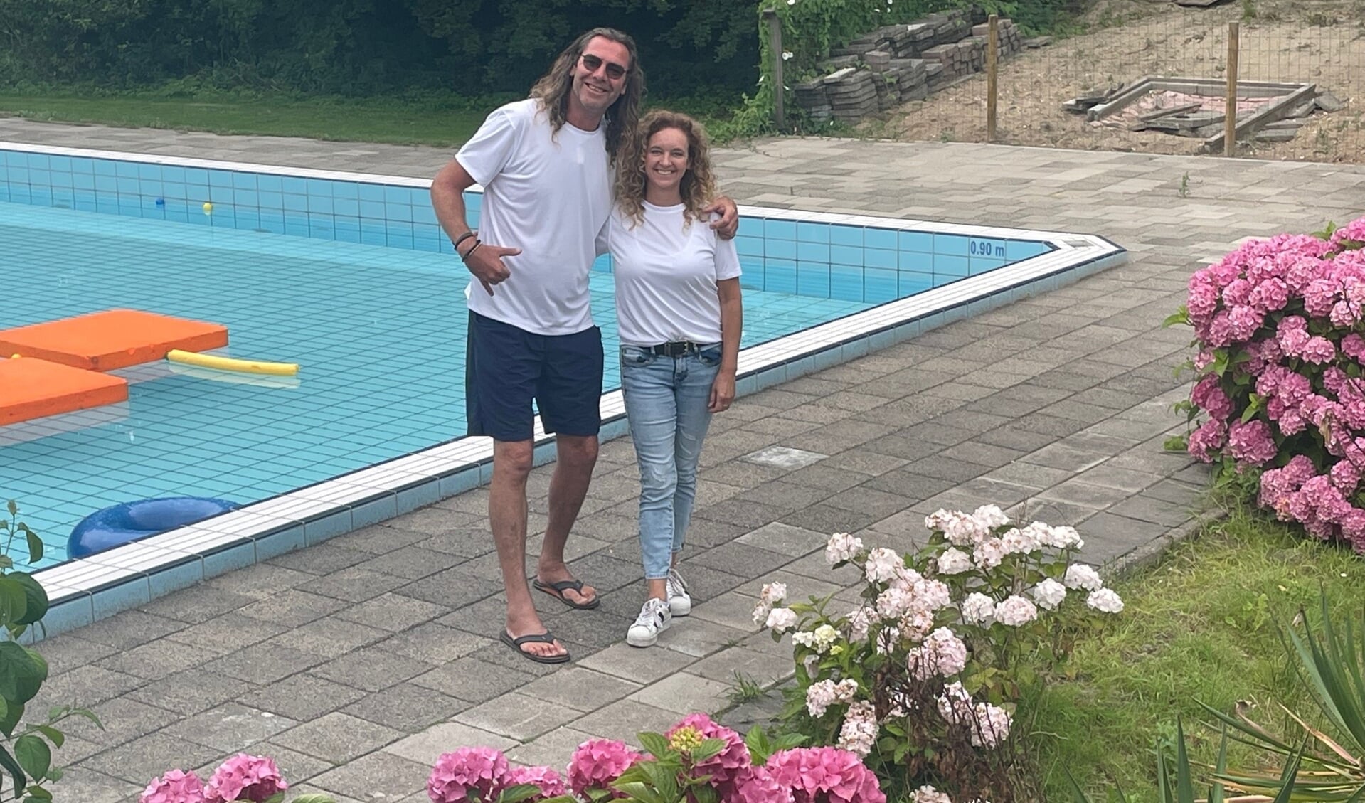 Badmeester Richard en Sandra Krougman van Holland Sport.