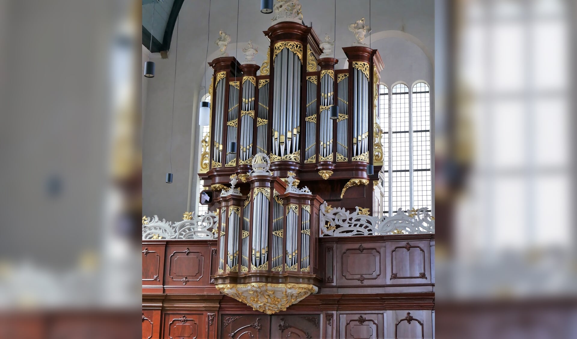 Het orgel in de Oosterkerk in Hoorn.