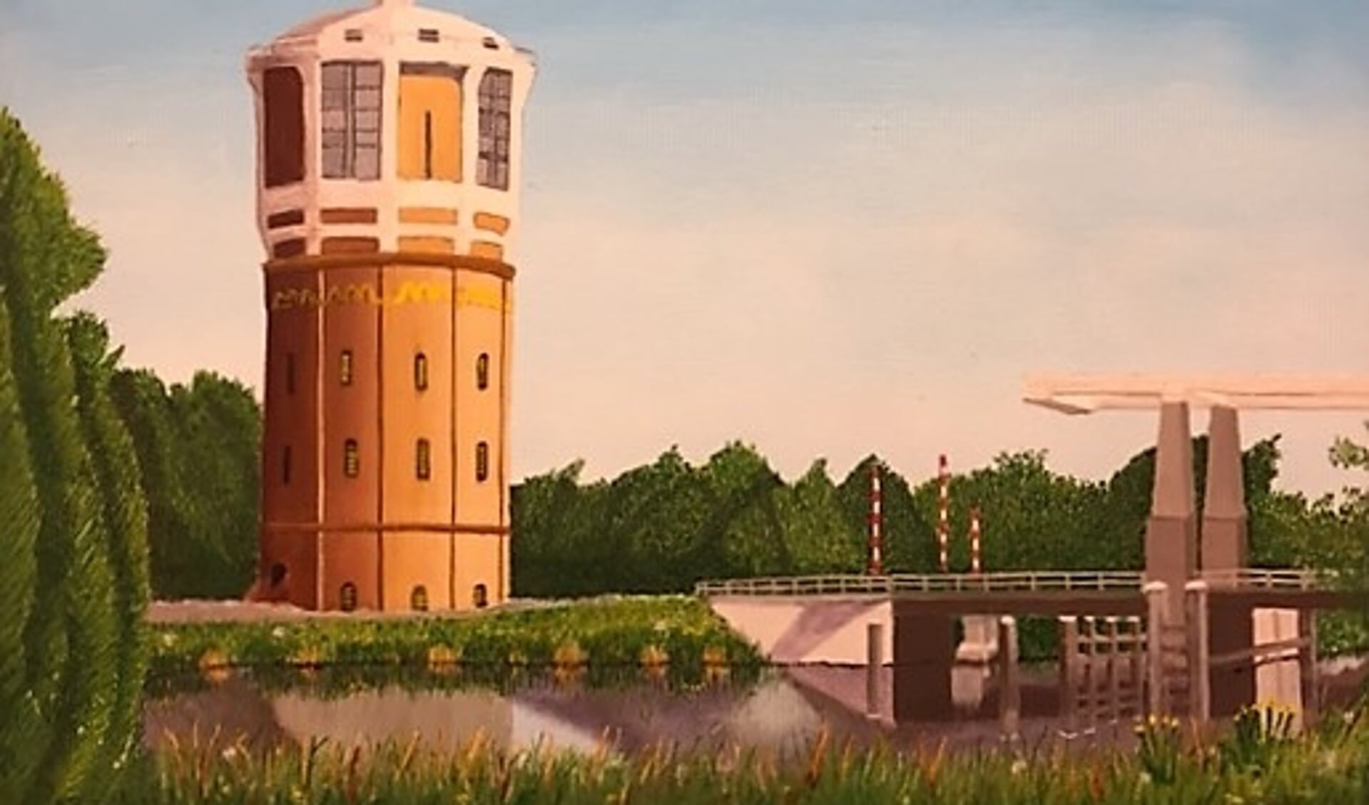De watertoren te Westzaan van Henk Deyle.