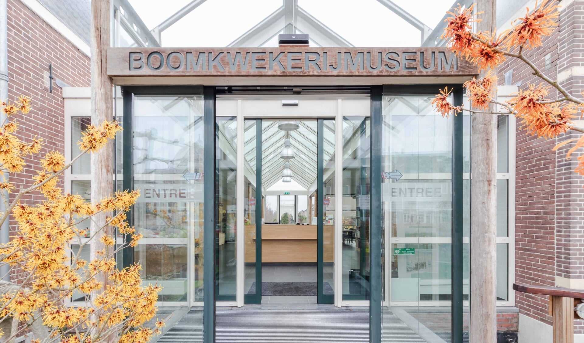 De entree van het Boomkwekerijmuseum.