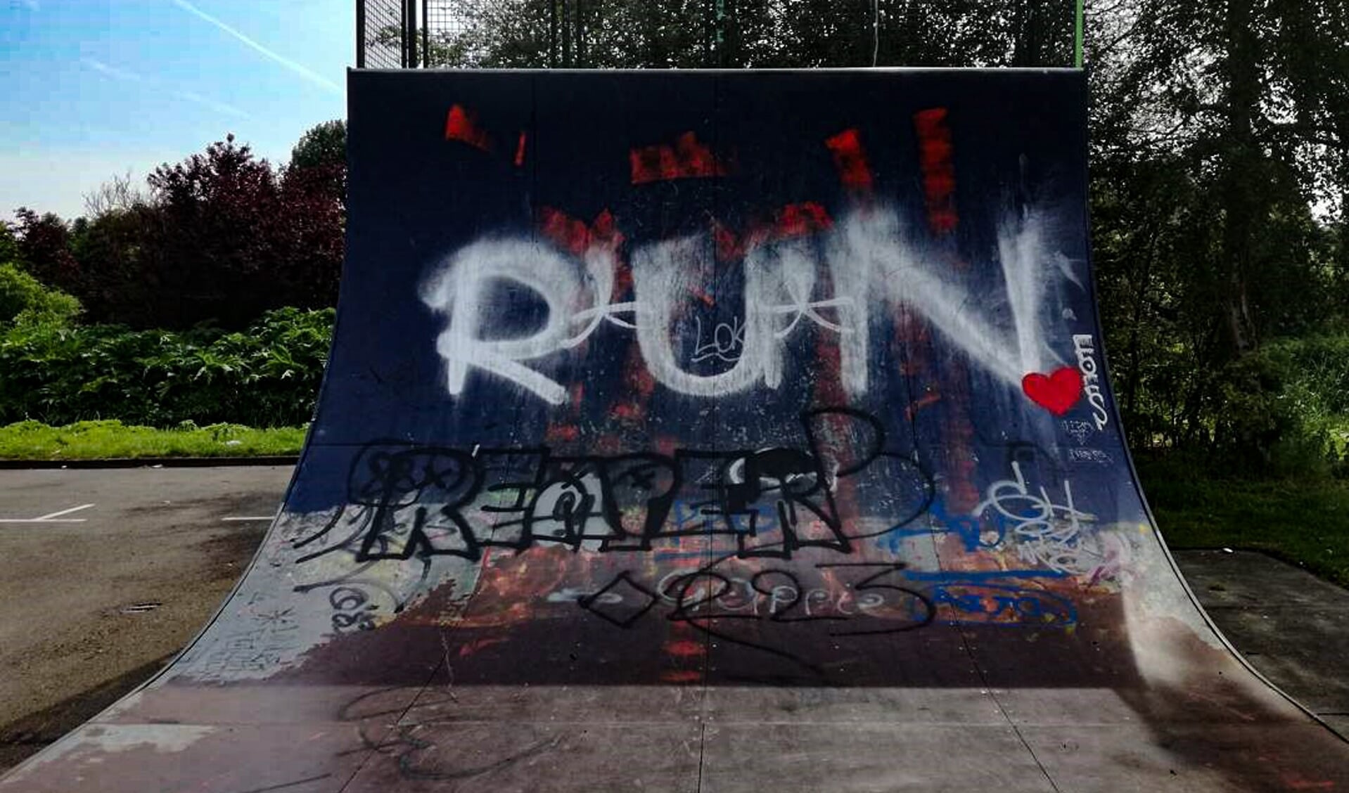 'Run', Skatepark Kadoelen.