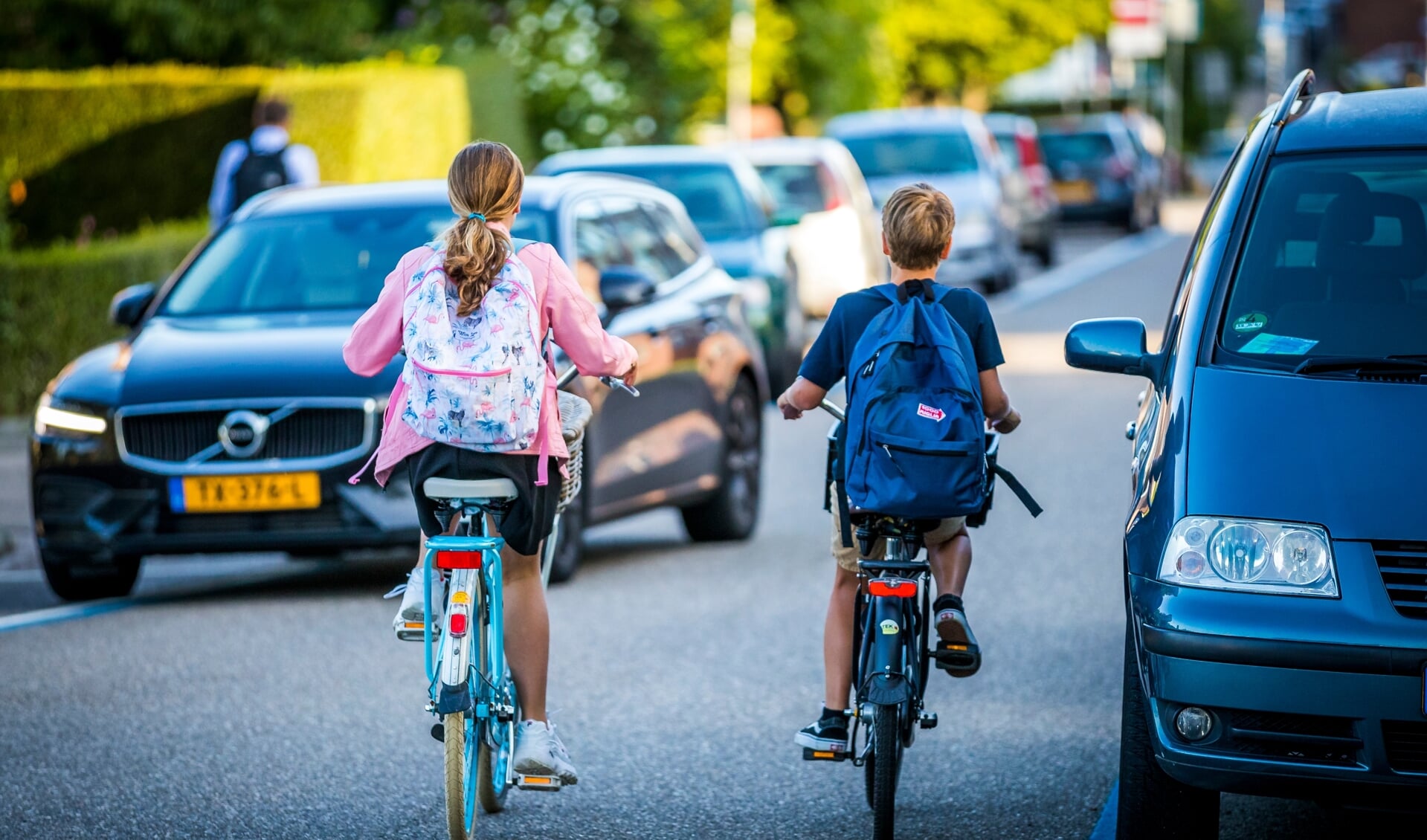 Veilig fietsen naar school doe je door het te doen en te leren.