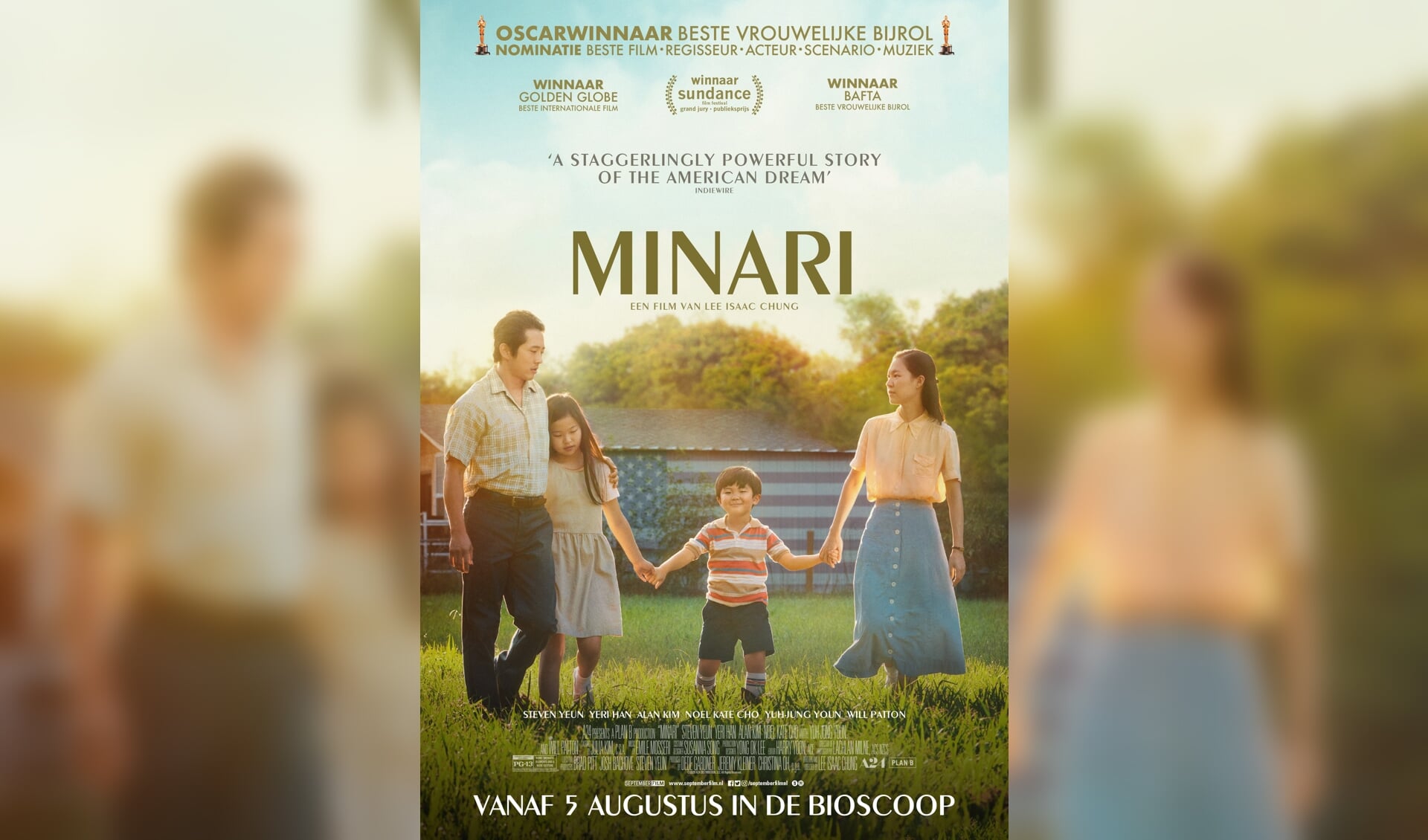 Minari, over een Koreaans gezin, in Cinema Enkhuizen.