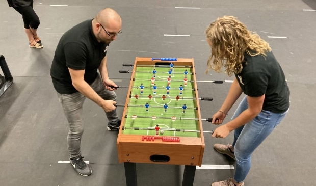 <p>Voetbaltafel van eigenaar verwisseld.</p>