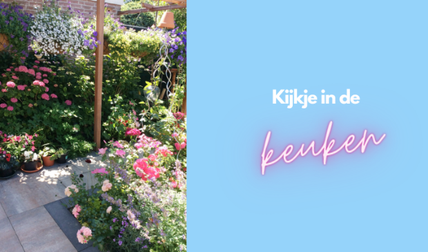<p>Een zomerse tuin vol bloemen en bijen. </p>