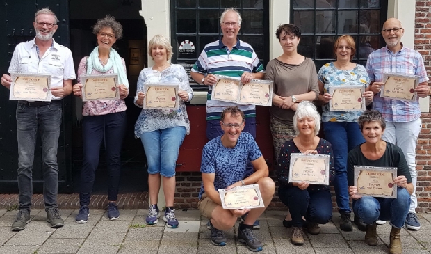 <p>De deelnemers aan de cursus 'Cultuurhistorie Hoorn'.</p>