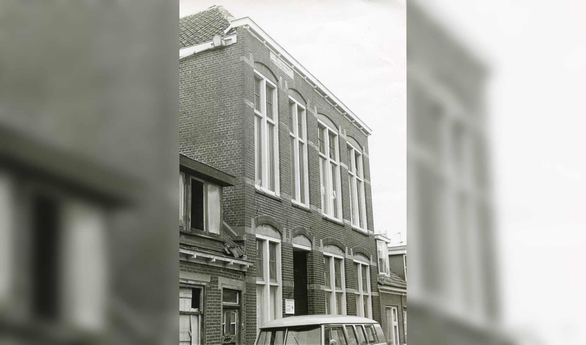 Gebouw Kleuterschool Hoogstraat in 1967.