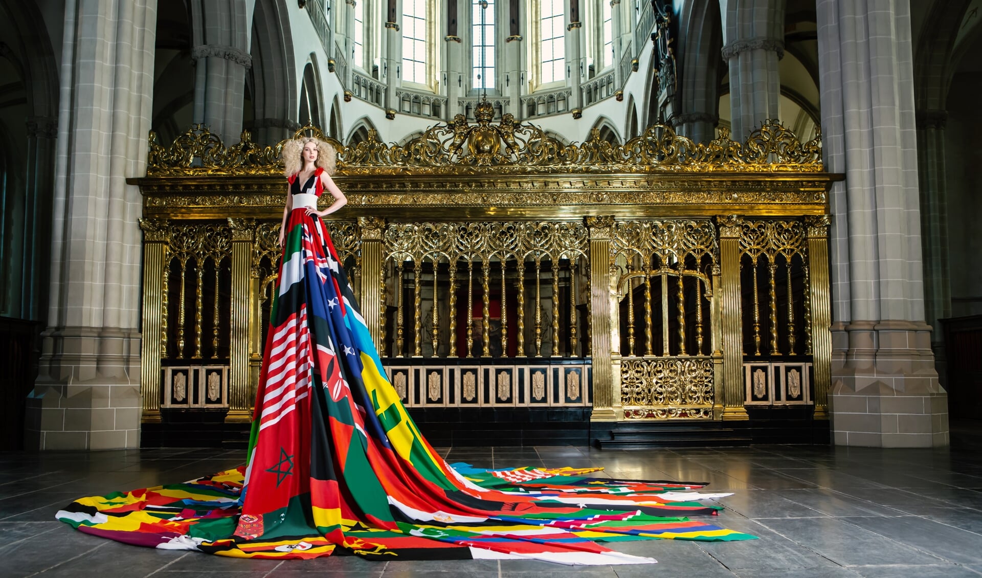 Amsterdam Rainbow Dress. 