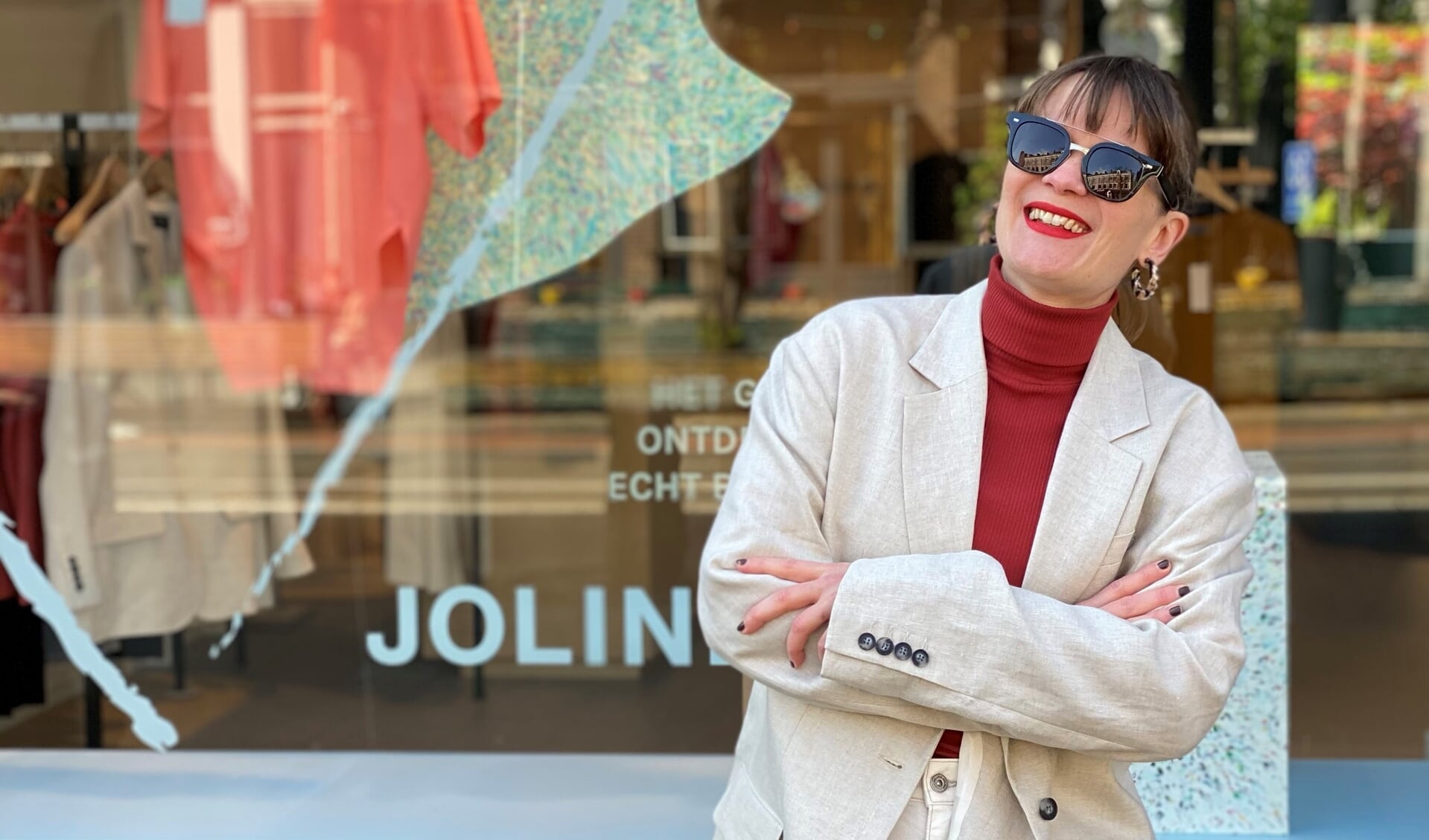 Ontwerper Joline Jolink maakt alleen duurzame mode. 