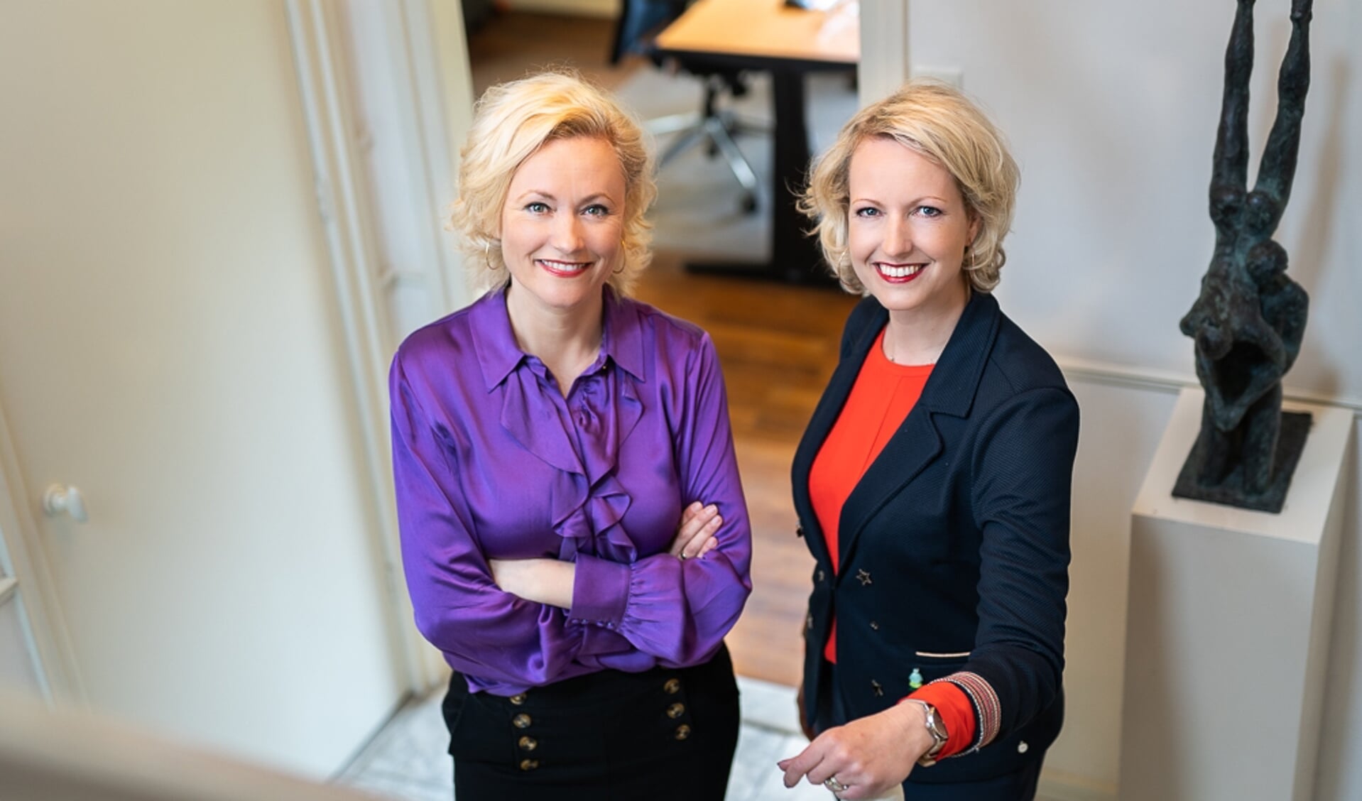 Carola en Liane de Ruijter: met FamilieZaken genomineerd voor de NHN Business Awards.