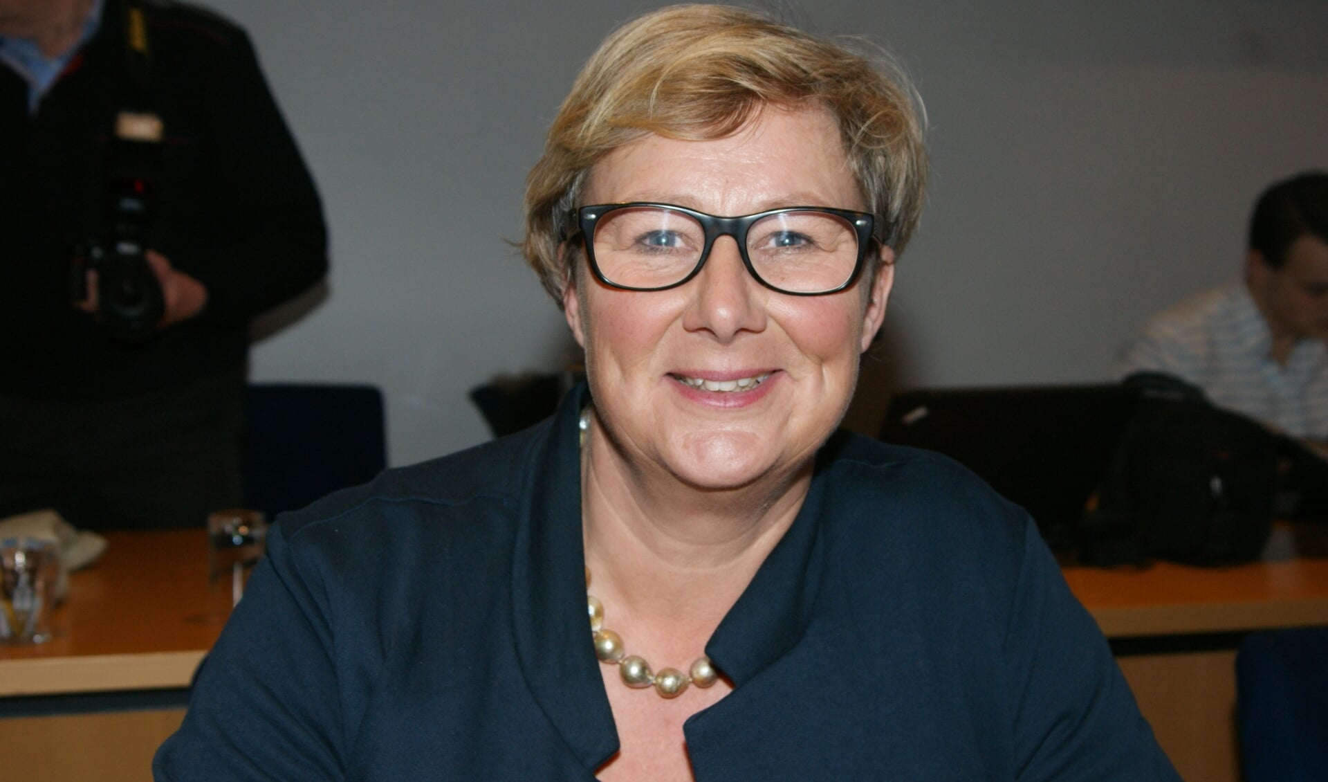 Wethouder Yvonne Peters was maandag aanwezig bij de start van de campagne. 