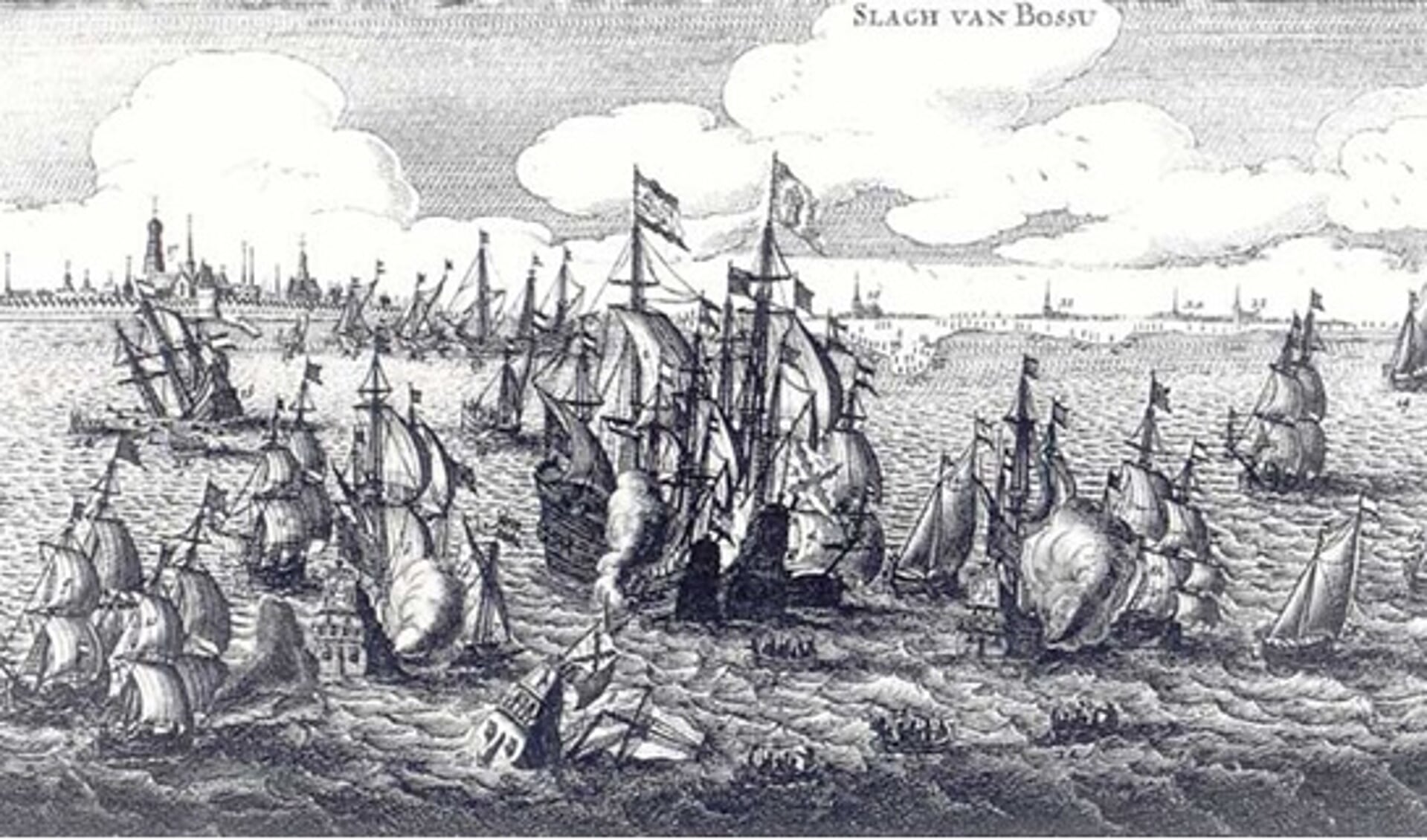 Tijdens de slag op de Zuiderzee brachten de watergeuzen de Spaanse vloot een vernederende nederlaag toe. 