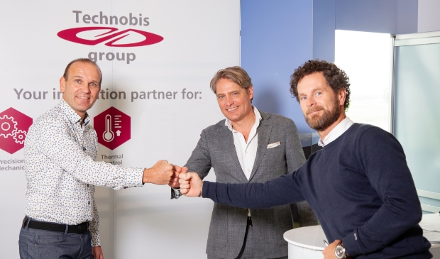 <p>Arnoud Schoorl, John de Kok en Coen Michielsen.</p>