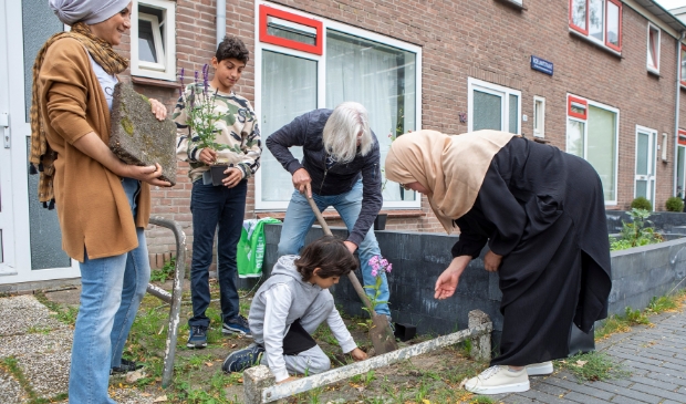 <p>Bewoners Overdie gaan voor een groene wijk </p>