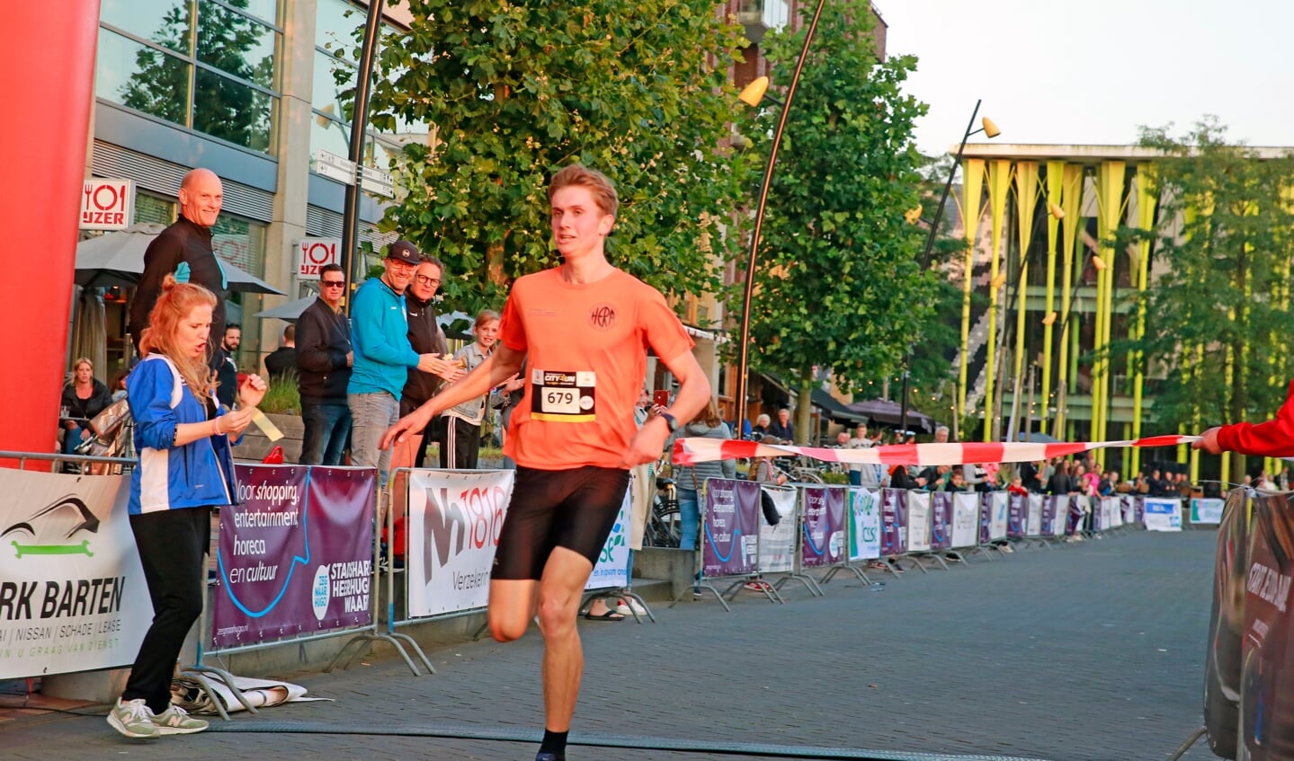 Winnaar van de 5 kilometer, Pepijn Smilda.