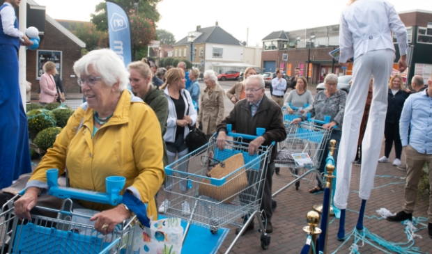 <p>Na de opening was het meteen druk.</p>