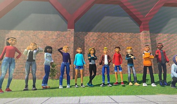 <p>Van de jonge ontwikkelaars zijn avatars gemaakt.</p>