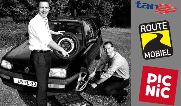 <p pstyle="PLAT">Michiel Muller (links) en zakenpartner Marc Schröder hebben met Route Mobiel de ANWB grijze haren bezorgd. De wielrijdersbond verloor tienduizenden leden in de agressieve campagne van het tweetal. Het vooruitzicht 42% minder premie voor pechhulp betalen en de garantie dat er binnen een half uur iemand bij je was trok velen over de streep.</p>