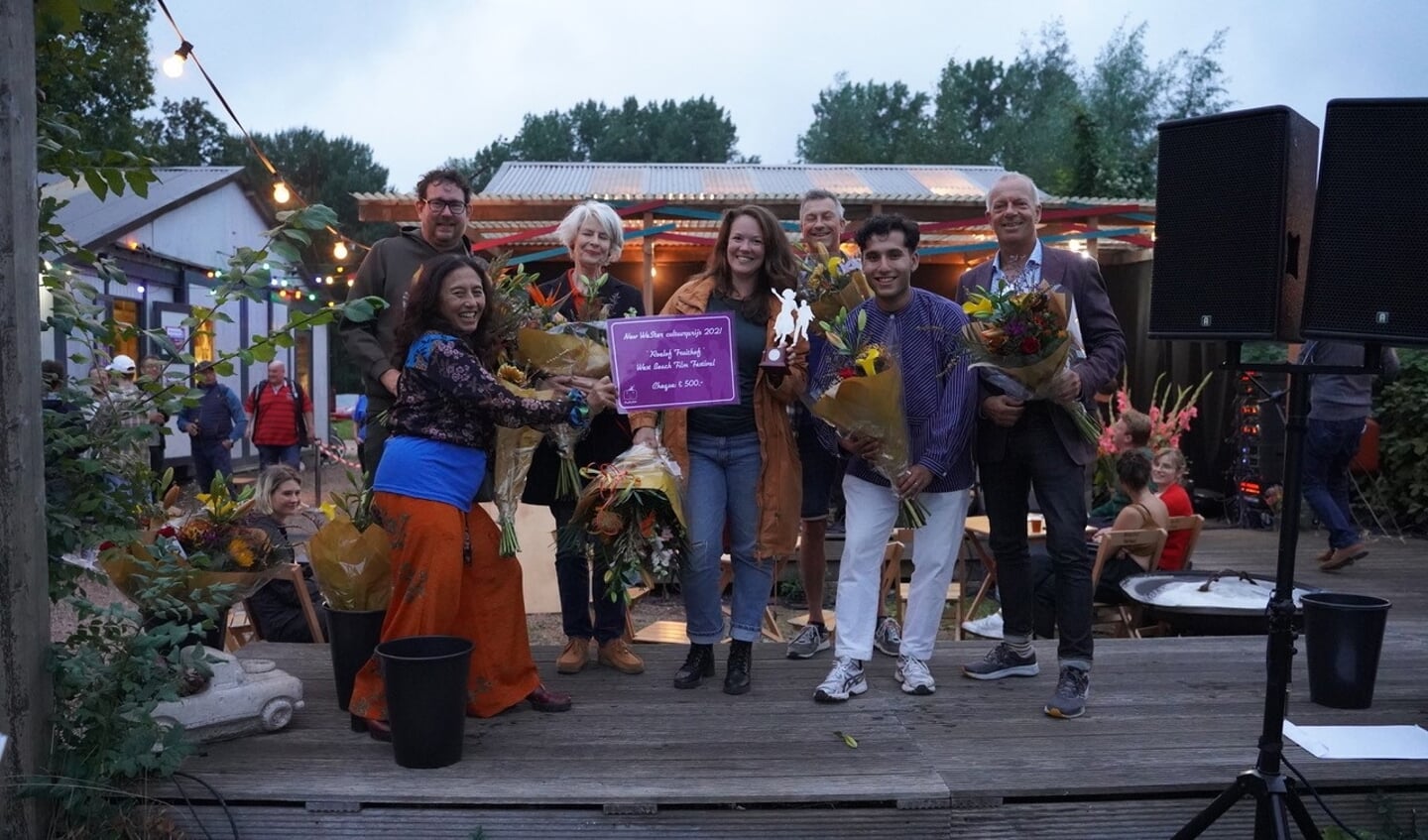 De vertegenwoordigers van het West Beach Film Festival.
