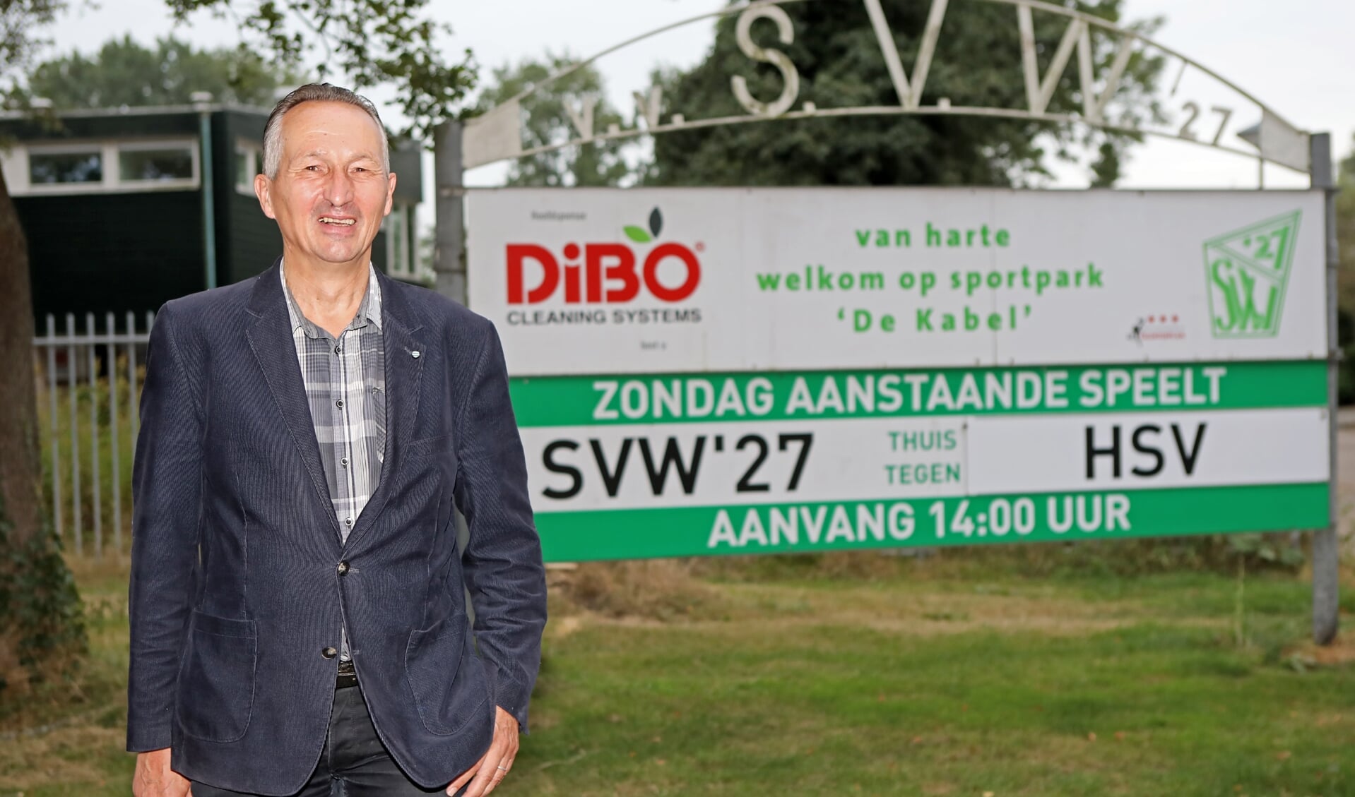 SVW-voorzitter Hilko Kramer krijgt met optimisme naar de toekomst van zijn club.