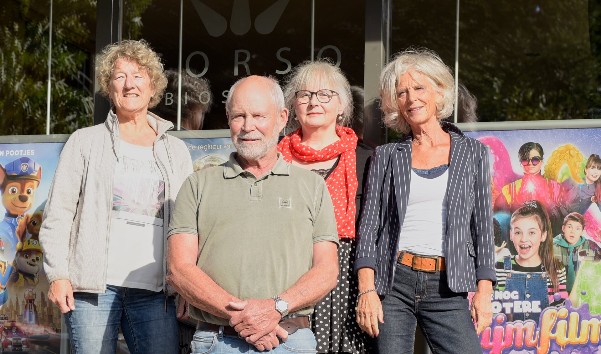 Actiegroep Corso moet blijven. M.v.l.n.r. Hanny Minkes, Henk Hoogerwerf, Maria Zaleska en Ria du Prie.