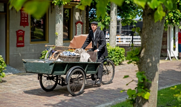 <p>Vrijwilliger Lex Ruijter als voddenboer Evert Petersen.</p>