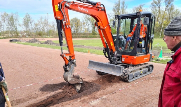 <p>Firma Haitsma aan het werk</p>