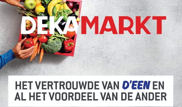 <p>Campagnebeeld van de negentien nieuwe DekaMarkt-winkels.</p>