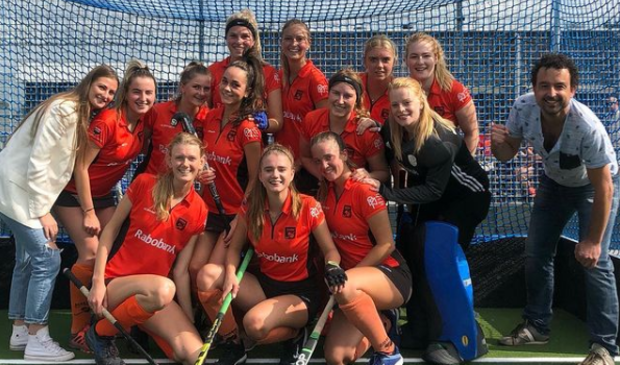 <p>Dames 1 van MHC Heerhugowaard viert de tweede competitieoverwinning op rij.</p>