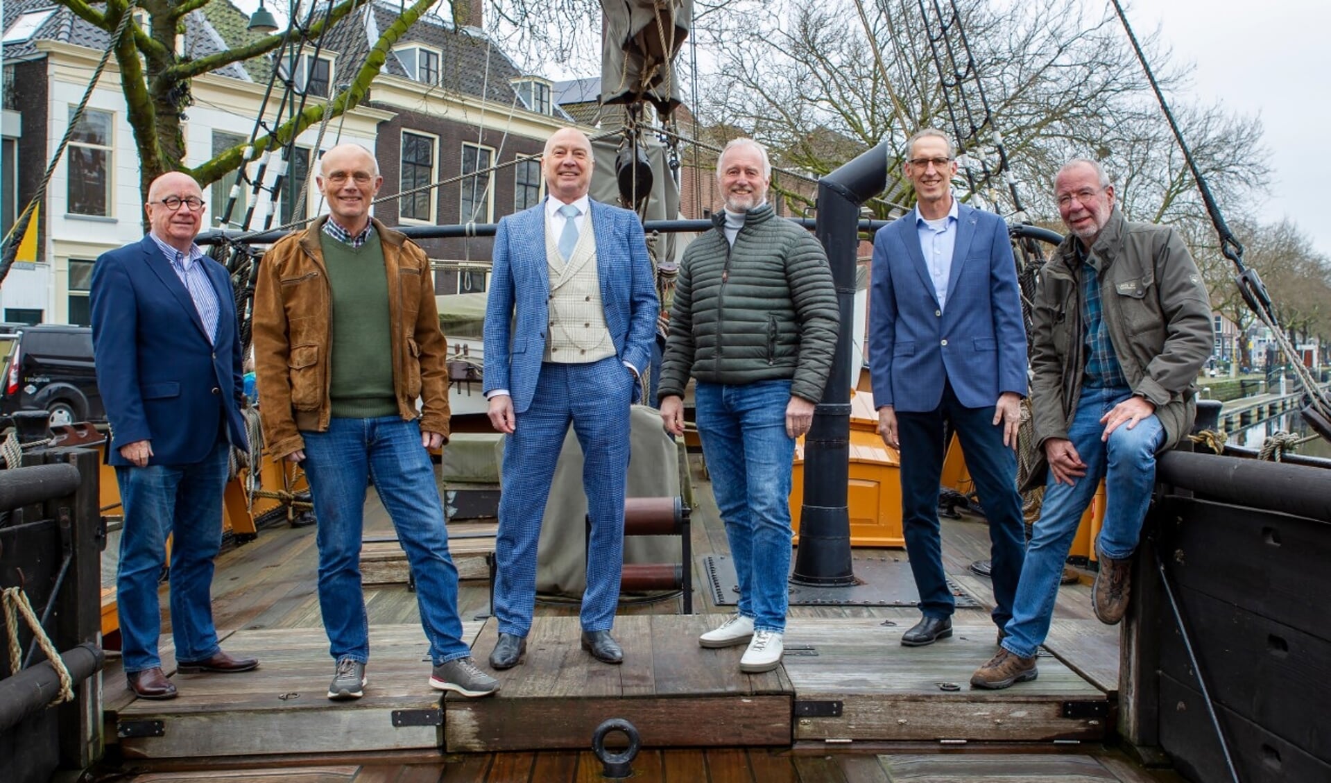 Het team van Beter Voor Vlaardingen met v.l.n.r.:  Ed Goossens, John Huf, Cor Huis in ‘t Veld, Marco van Unen, Ronald Danse en Ronald Vervoort. Foto: BVV