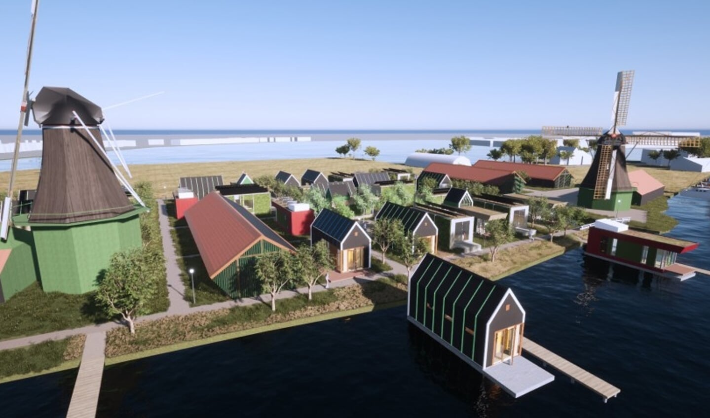 Impressie van het plan Molenaarserf.
