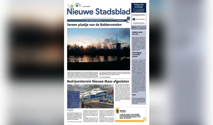 Voorpagina Nieuwe Stadsblad