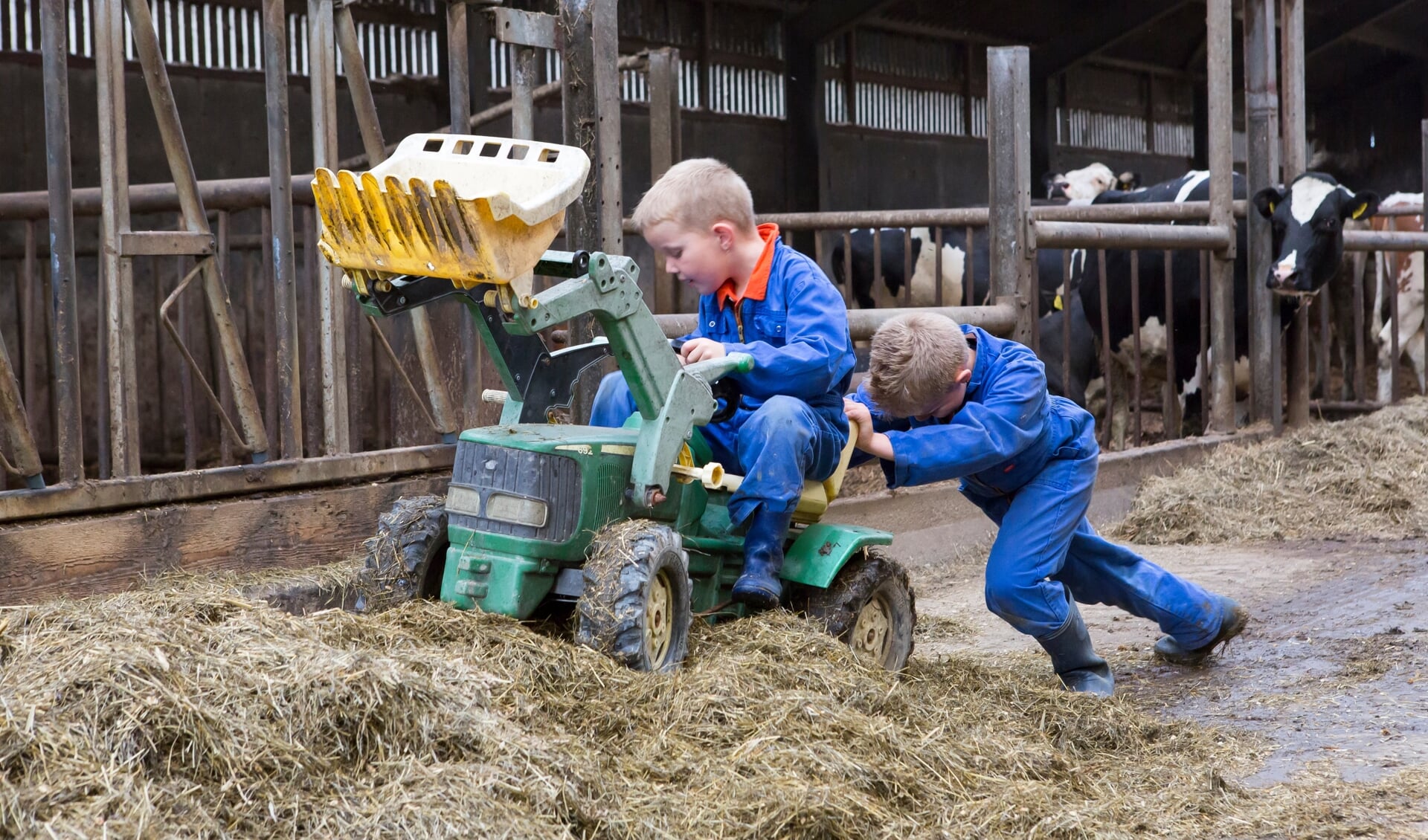 Leer kinderen al jong wat er speelt op een boerderij.