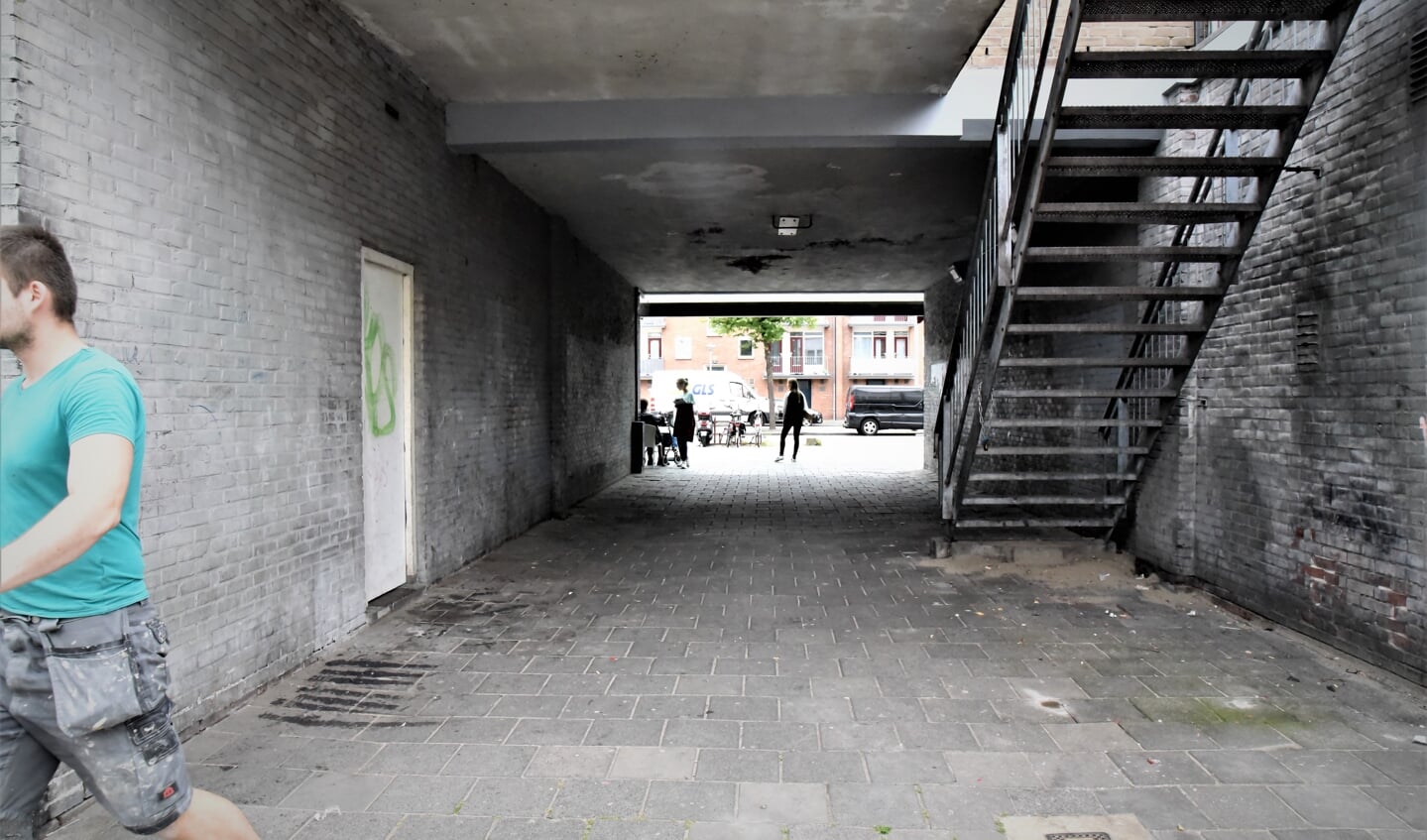 Een van de onderdoorgangen aan de Osdorper Ban.