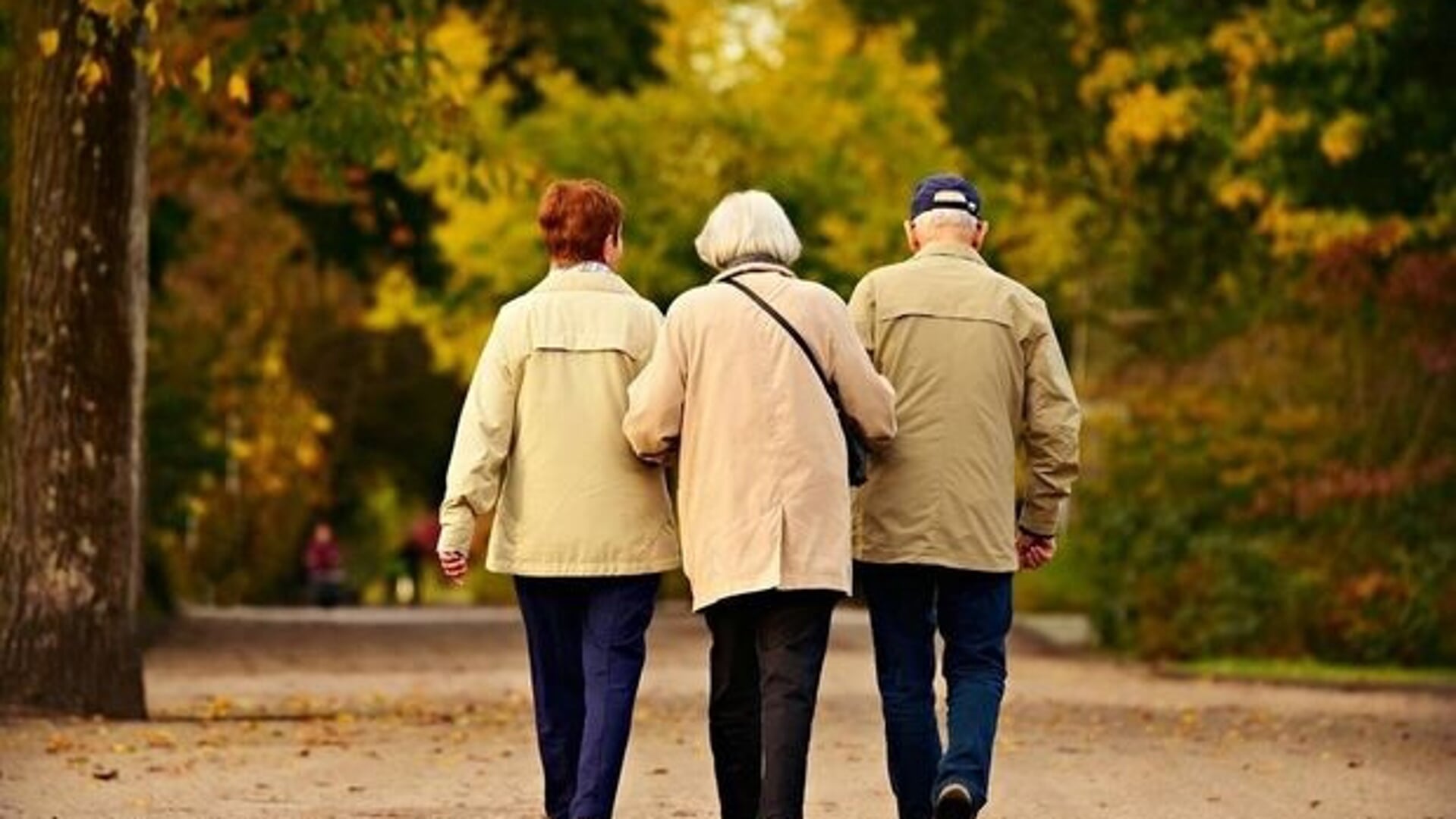 Samen wandelen is gezelliger dan alleen.