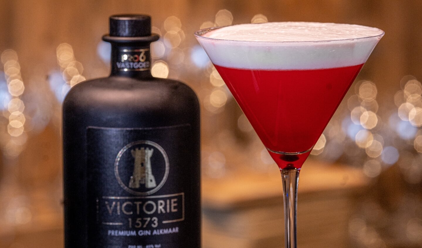 Premium gin Victorie 1573, ontwikkeld door Rotary Alkmaar Young Ambition.