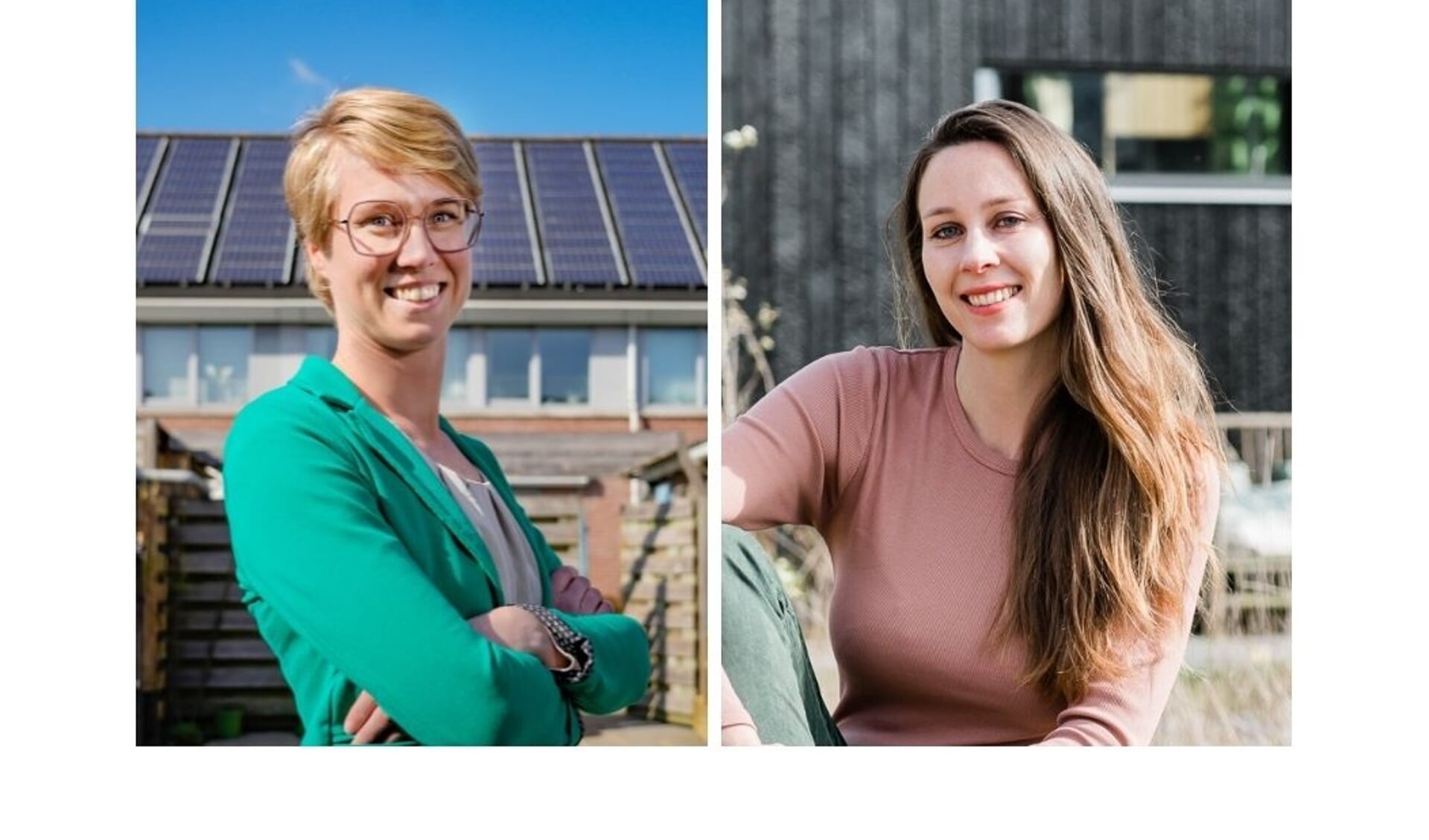 Iris van Asselt (37) en Petra van Kleef (39) mogen zich de Klimaatburgemeesters van gemeente Dijk en Waard noemen.  