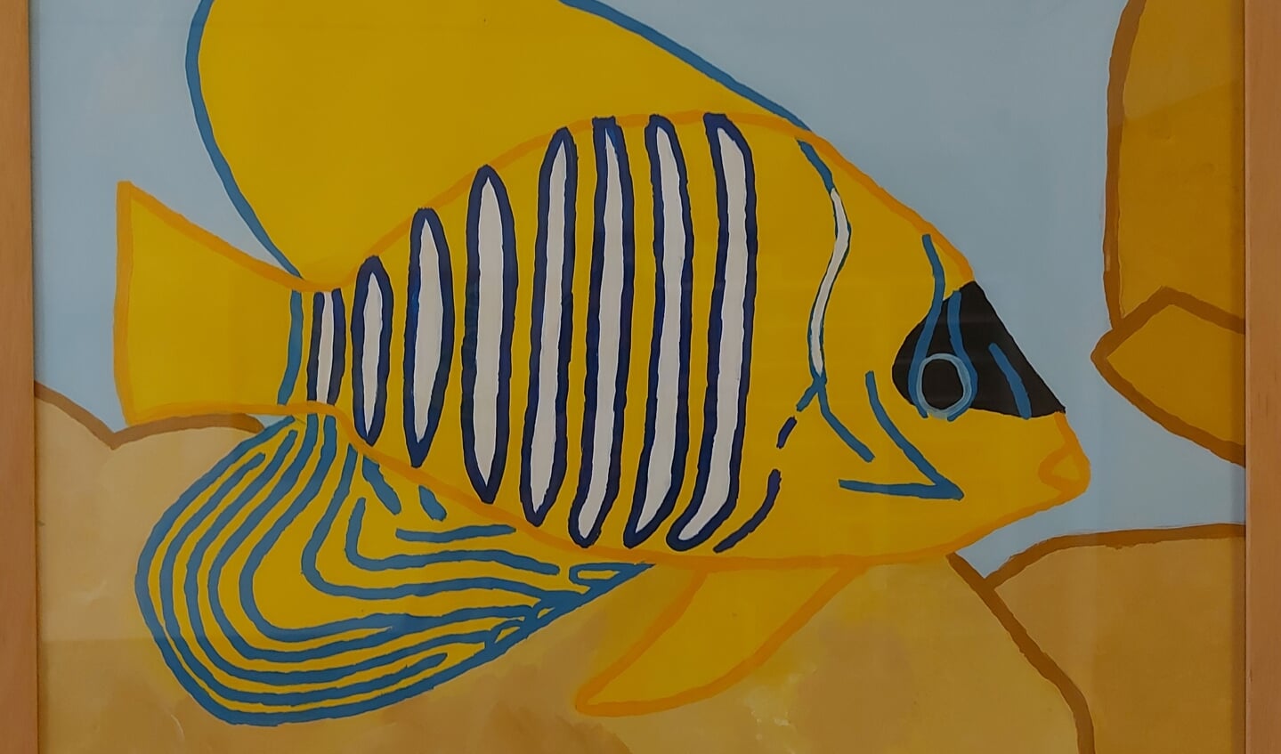 Foto: Gele vis – Niet de titel van het werk – Ruben van Rijs