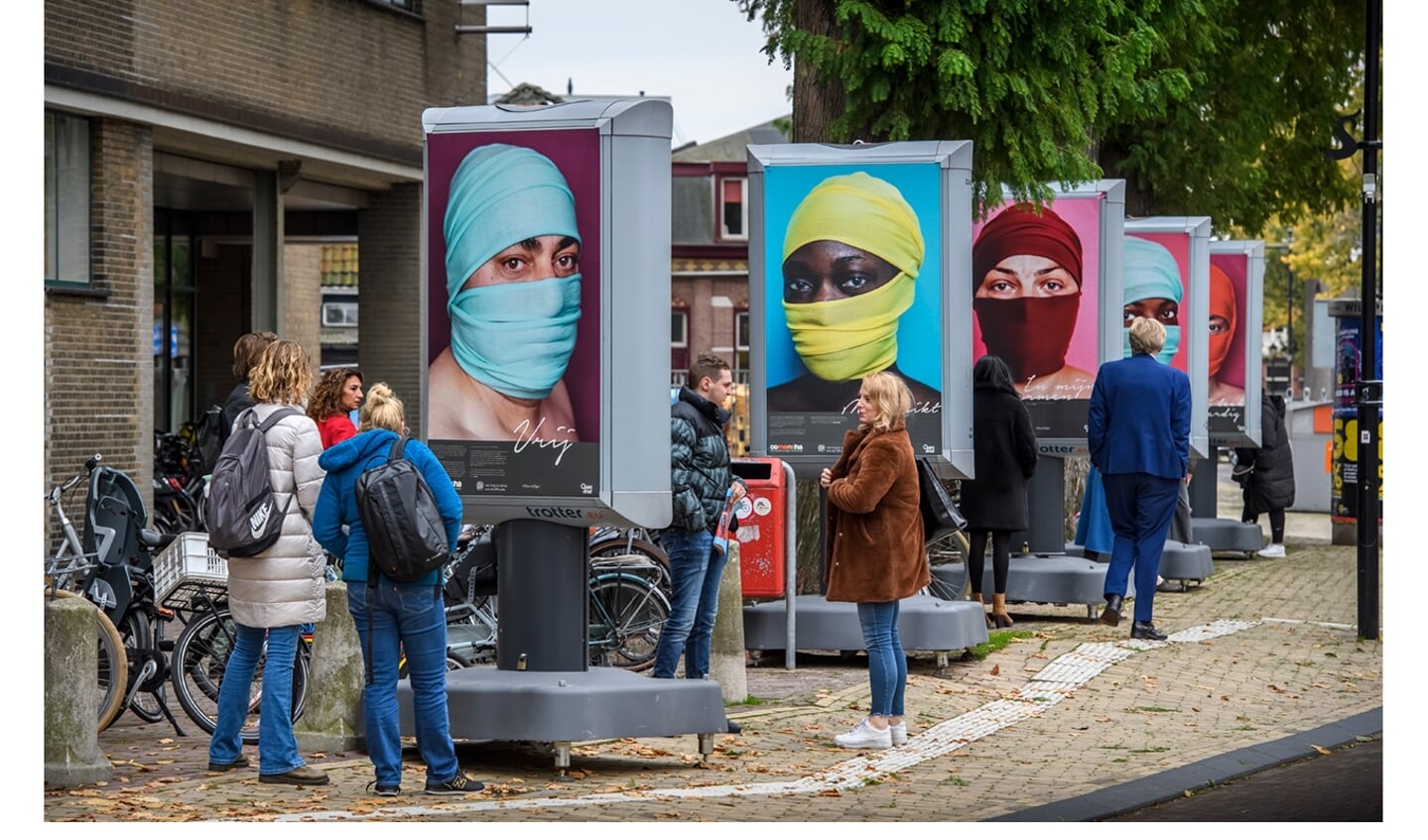 Aandacht voor mensenhandel in de tentoonstelling Open je ogen.