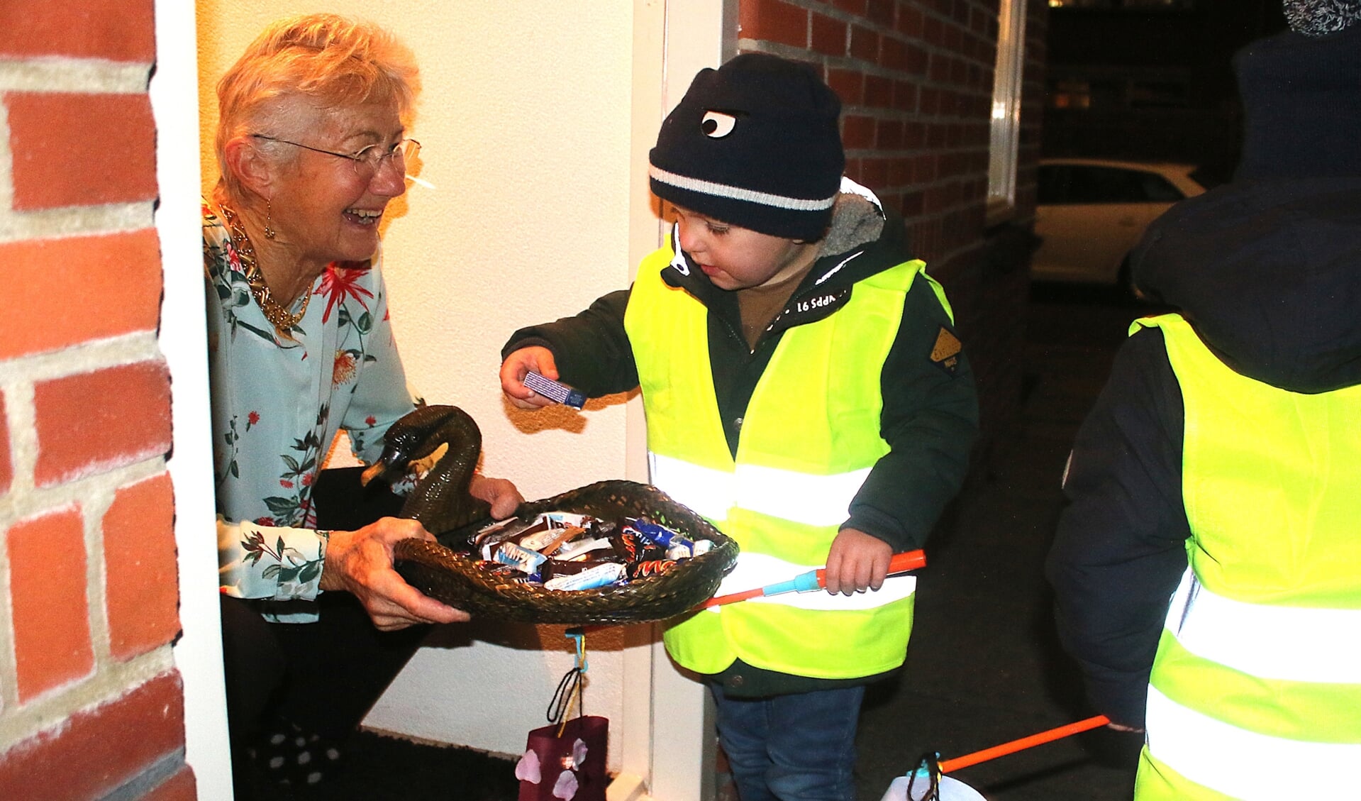 Ook in het Groene Hart gingen kinderen op 11 november langs de deuren om snoep en fruit te vragen. 
