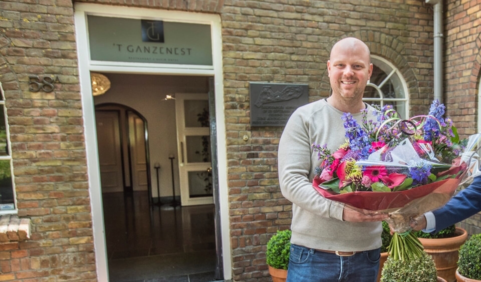 Erik Tas, eigenaar van 't Ganzenest, kreeg eind mei dit jaar voor het eerst een Michelin-ster toegekend.