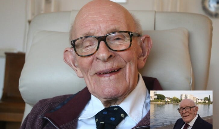 George Jansen is 100 jaar. Hij gaf onder andere les aan Johan Cruijff.