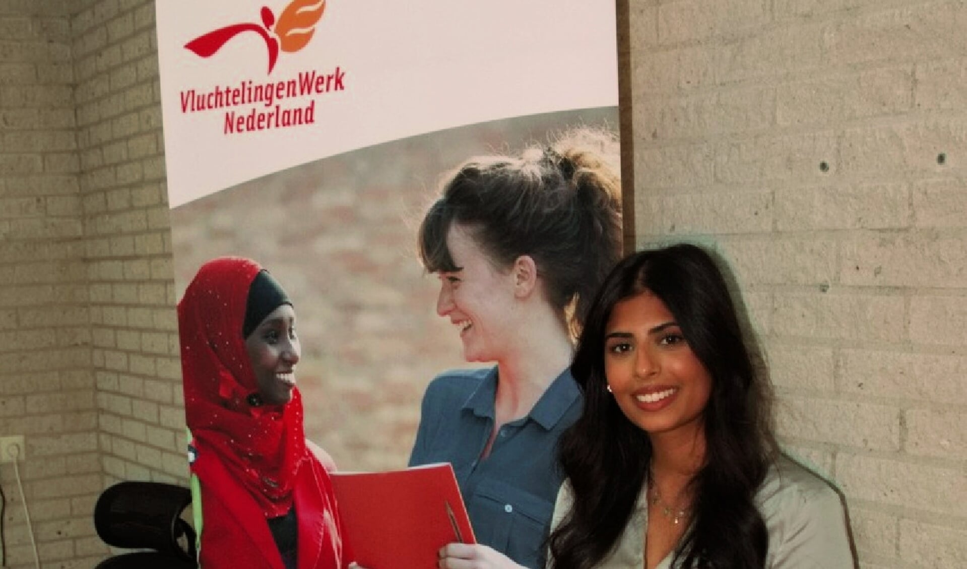 Radhika Kaushal begeleidt voor VluchtelingenWerk Nederland mensen in Naaldwijk.