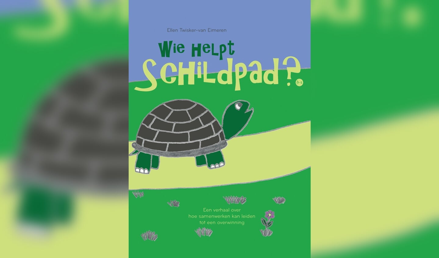 Ellen is naast Steungezin ook schrijfster en illustrator en heeft net haar boek Wie helpt schildpad? uitgebracht.