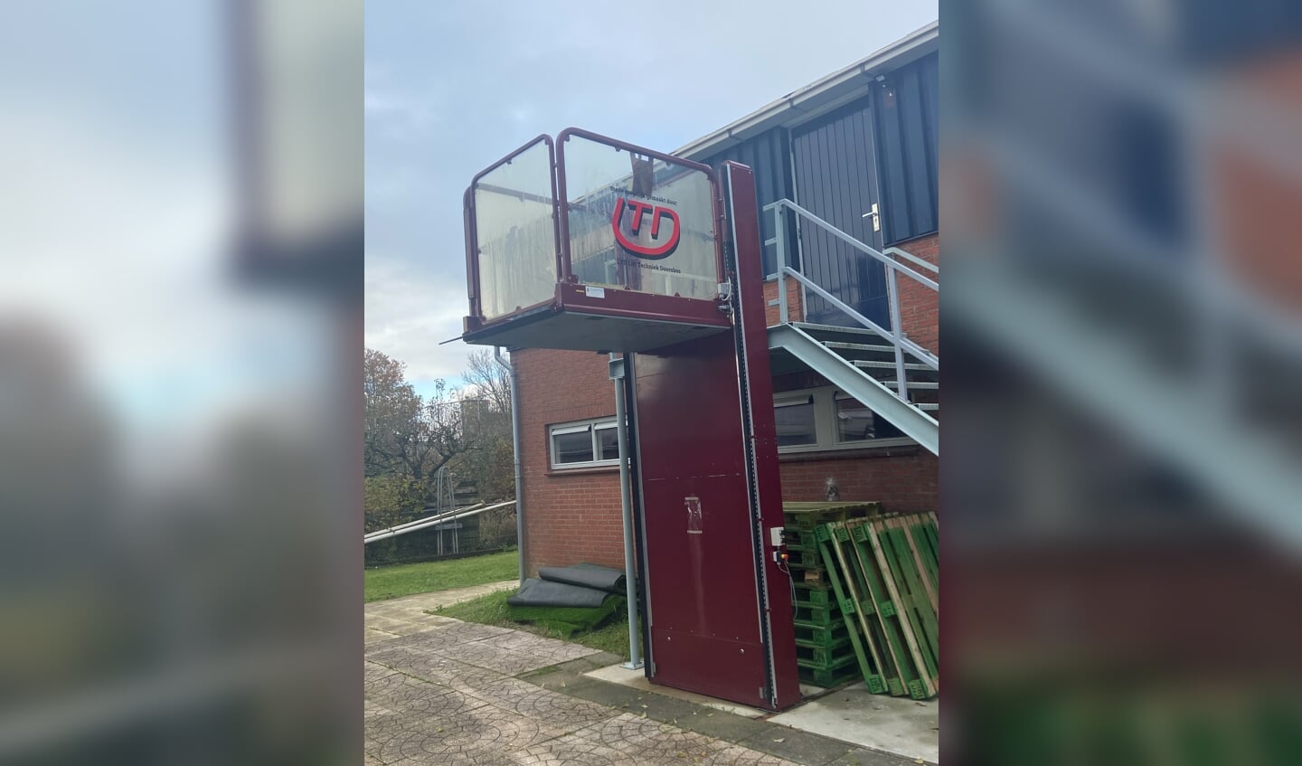 De nieuwe traplift.