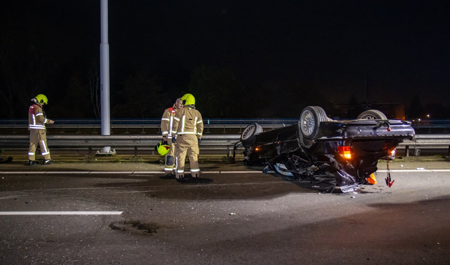 Enorme ravage op de A20